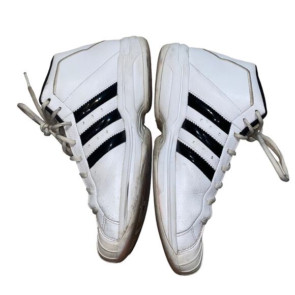 Adidas Men's  'Pro Model 2G' Lace Up Sneakers in Cloud White/Black Size 11.5 - Picture 3 of 9
